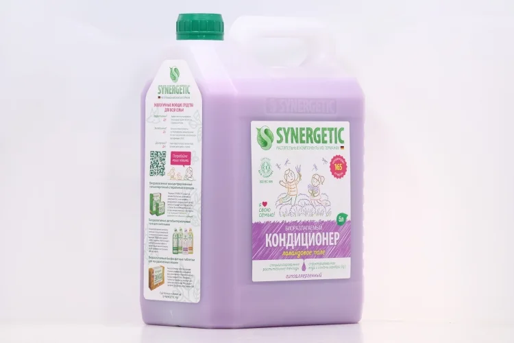 Кондиционер ополаскиватель Synergetic для белья лавандовое поле 5 л