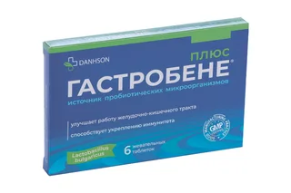 Гастробене Плюс 6 шт таблетки жевательные
