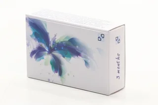Контактные линзы цветные Офтальмикс Butterfly 3-Color зеленый D -3,0 DIA 14,2