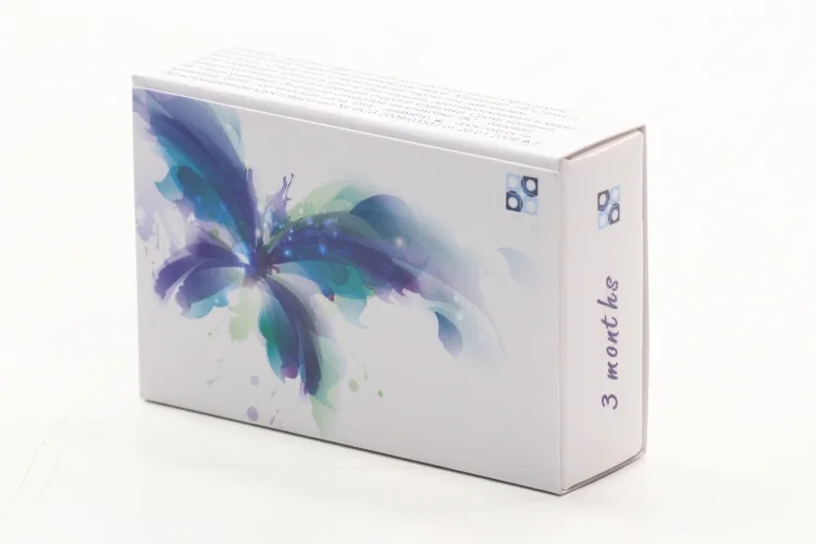 Контактные линзы цветные Офтальмикс Butterfly 3-Color Фиалковый D -2,0 DIA 14,2