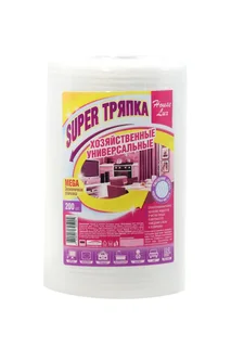 Тряпка House LUX Super для уборки универсальная хозяйственная в рулоне 200 шт