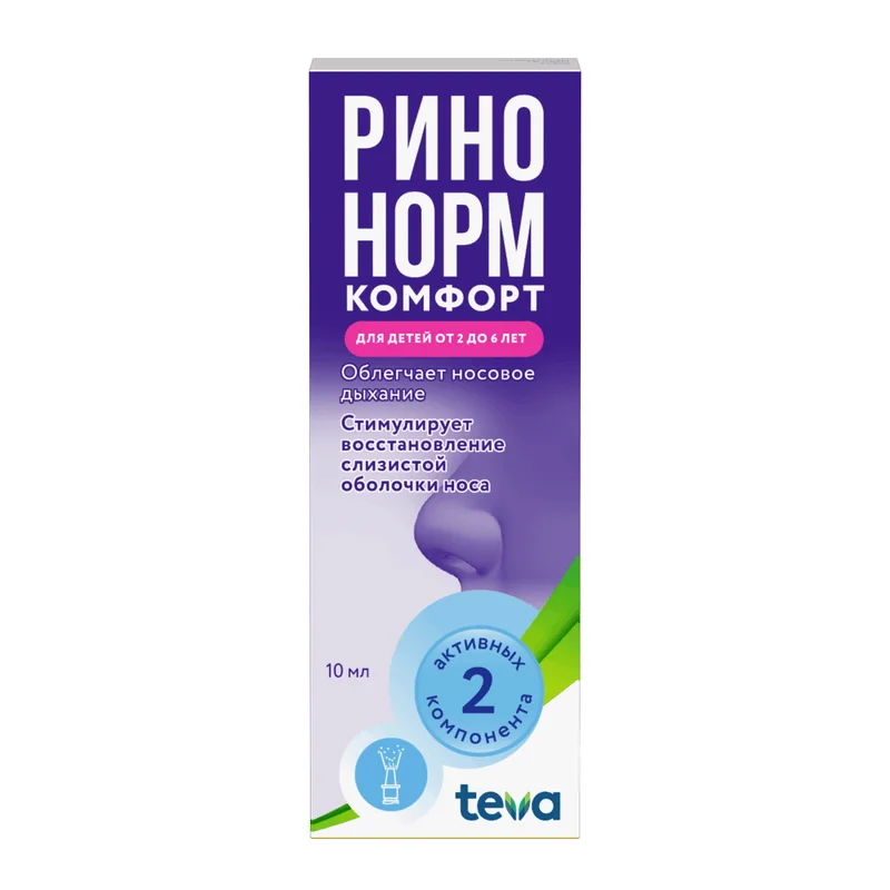 Ринонорм спрей 0.05+5 мг 10 мл