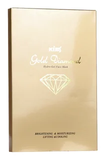 Набор масок Kims Gold Diamond Hydro-Gel Face Mask для лица гидрогелевые золотые 5 шт