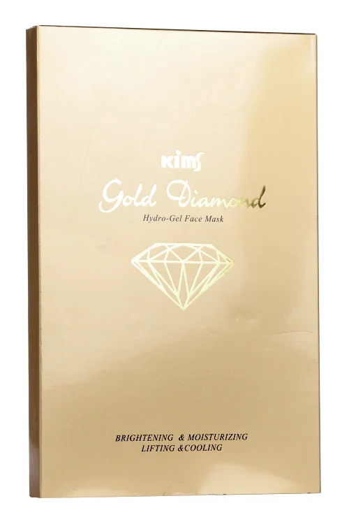 Набор масок Kims Gold Diamond Hydro-Gel Face Mask для лица гидрогелевые золотые 5 шт