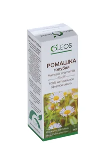 Масло Oleos Ромашка голубая эфирное 1 мл