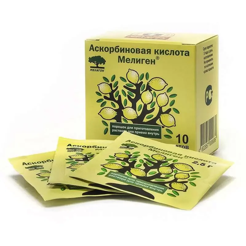 Аскорбиновая кислота б сах порошок 2,5 гр 10 шт