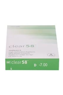 Линзы Clearlab Clear58 контактные R 8,7 (диоптрия -7,0) 6 шт
