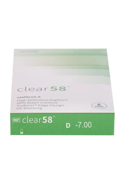 Линзы Clearlab Clear58 контактные R 8,7 (диоптрия -7,0) 6 шт