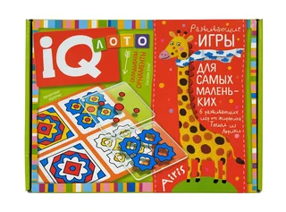 IQ-лото Айрис-Пресс для малышей складываем орнаменты 21 карточка