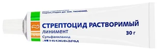 Стрептоцид-Нижфарм Линимент растворимый 5% 30 гр