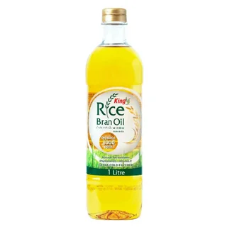 Масло рисовых отрубей, 1 л, King Rice Bran Oil / Кинг Райс Бран Ойл