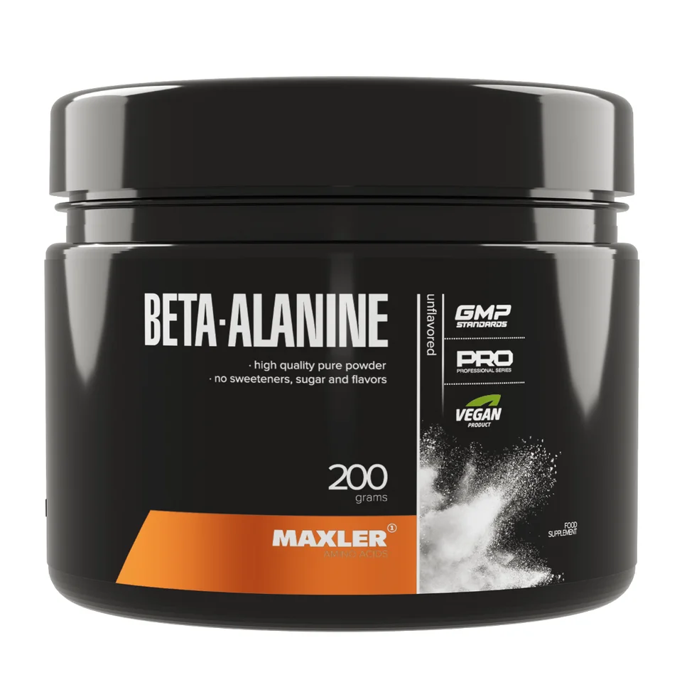Бета-Аланин в порошке, 200 г, Maxler