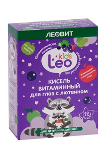 Кисель Леовит Leo Kids витаминный для глаз с лютеином дет 12 гр 5 шт