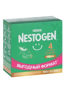 Смесь Нестле Нестожен 4 пребиотики / лактобактерии (с 18 мес) 300 гр 3 шт дет молочко