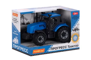 Игрушка Полесье Трактор Прогресс инерционный синий (91215)
