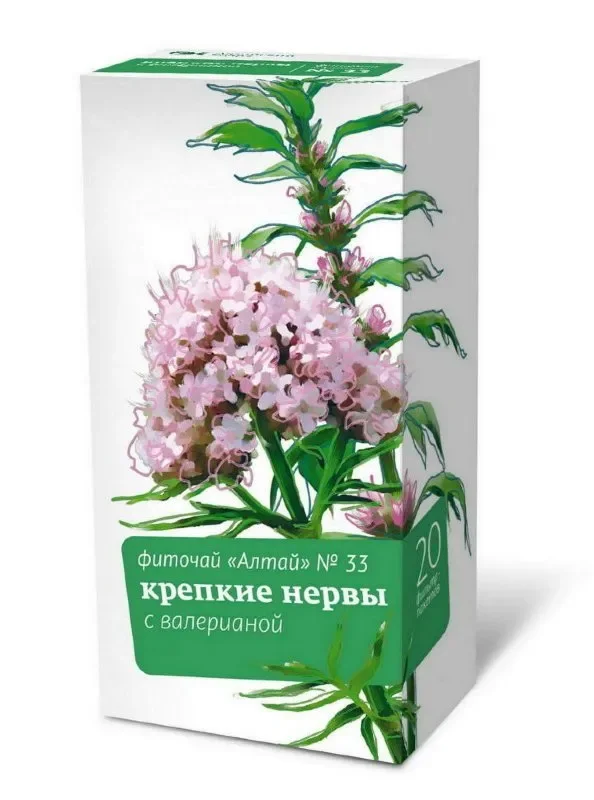 Фиточай Алтай №33 Крепкие нервы 2,0 20 шт ф п