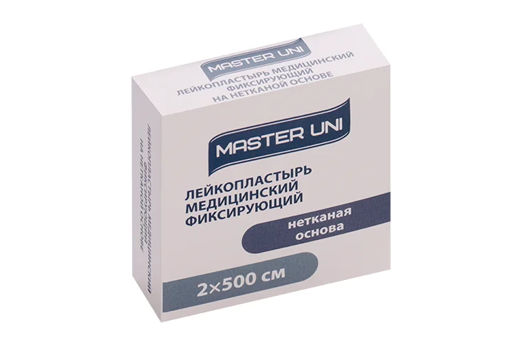 Пластырь Мастер Юни 2×500 см на нетканой основе