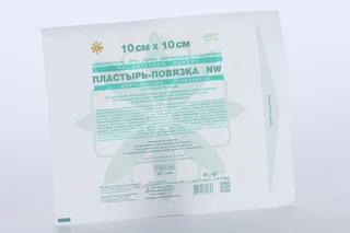 Пластырь-повязка Лейко NW гипоаллерген стерил на нетканой основе с впит прокл 10×10