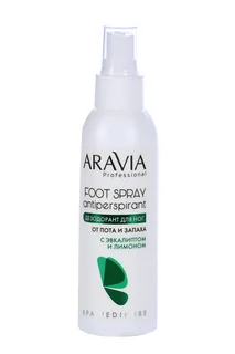 Дезодорант Aravia Professional Foot Spray Antiperspirant с эвкалиптом / лимоном для ног 150 мл
