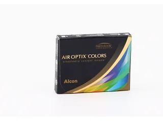 Линзы Alcon Air Optix Colors контакт цвет ежемес (диоптрия -0,00), 2 шт, полноценный серый