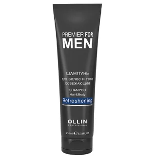 Premier FOR MEN Шампунь для волос и тела освежающий 250 мл Ollin