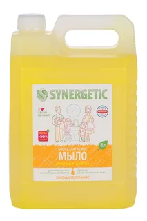 Мыло жидкое Synergetic для рук и тела полевые цветы 5 л