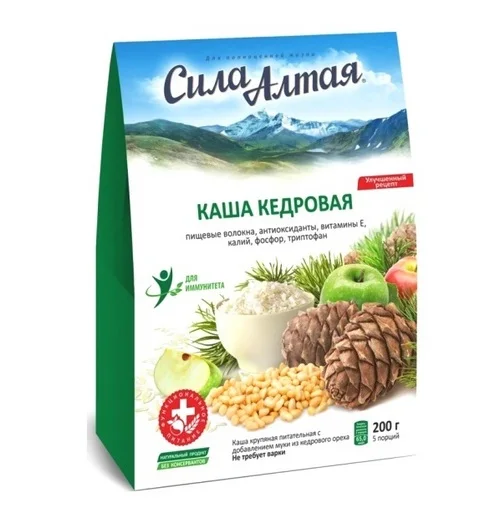 Каша кедровая Eleo (5 саше-пакетов по 40 г), 200 г