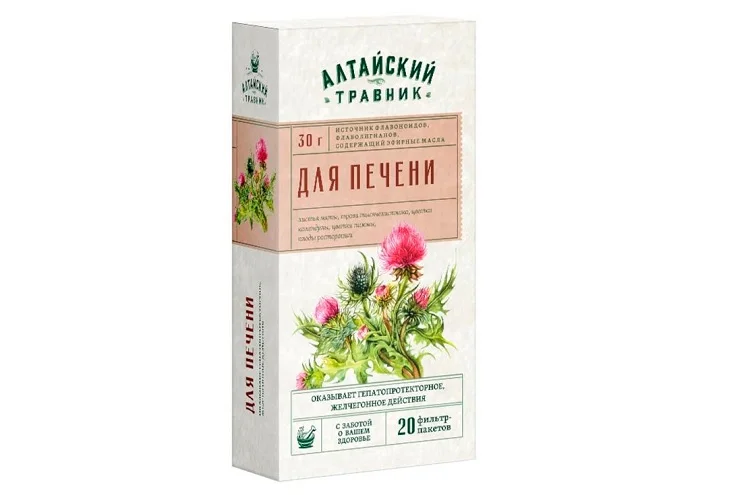 Фиточай Алтайский травник для печени, 1,5 г, 20 шт, фильтр-пакет