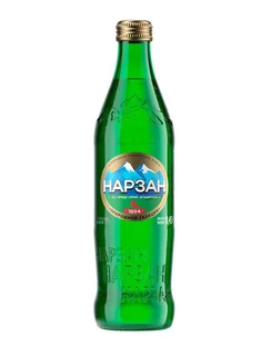 Вода минеральная питьевая Нарзан газир 0,45 л элита стекло газ
