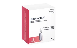 Мекси применения 50 мг / мл 5 мл 15 шт раствор для внутривенного и внутримышечного введения