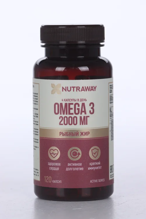 Омега 3 2000 мг 120 шт капсулы Nutraway