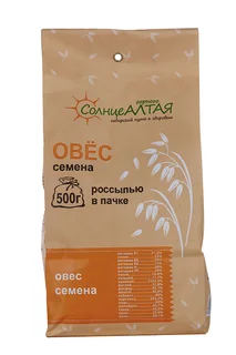 Овес Солнце Алтая для заваривания 500 гр