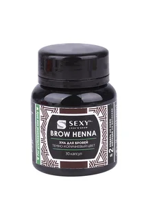 Хна Innovator cosmetics Sexy Brow Henna для бровей темно-коричневый 30 шт