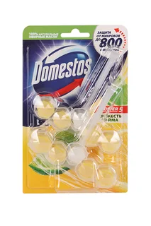 Блок туалет Domestos Свежесть лайма 55 гр 2 шт