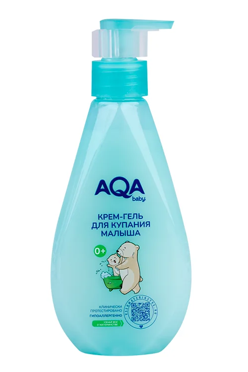 Крем-гель AQA baby для купания малыша 250 мл