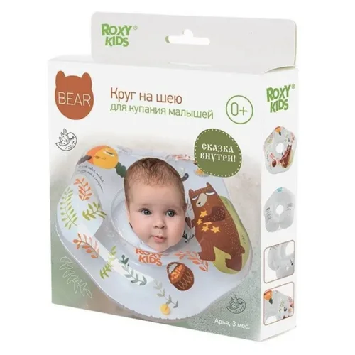 Круг Roxy Kids Fairytale Bear на шею для купания малышей (с 0 мес)