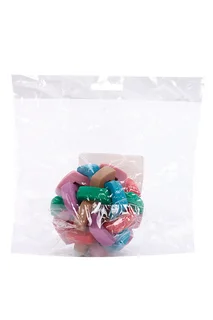 Игрушка Чистый котик мяч Молекула с бубенчиком для собак TPRX2303007-L 8 см