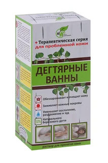 Раствор Дегтярные ванны для принятия ванн 500 мл