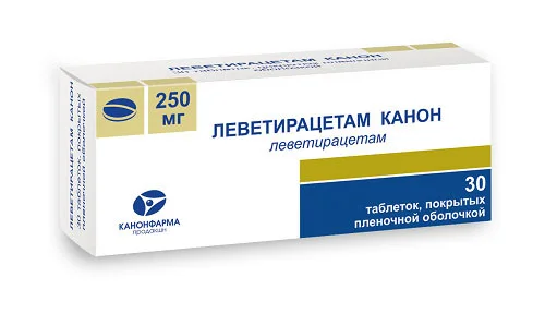 Леветирацетам таблетки 250 мг 30 шт