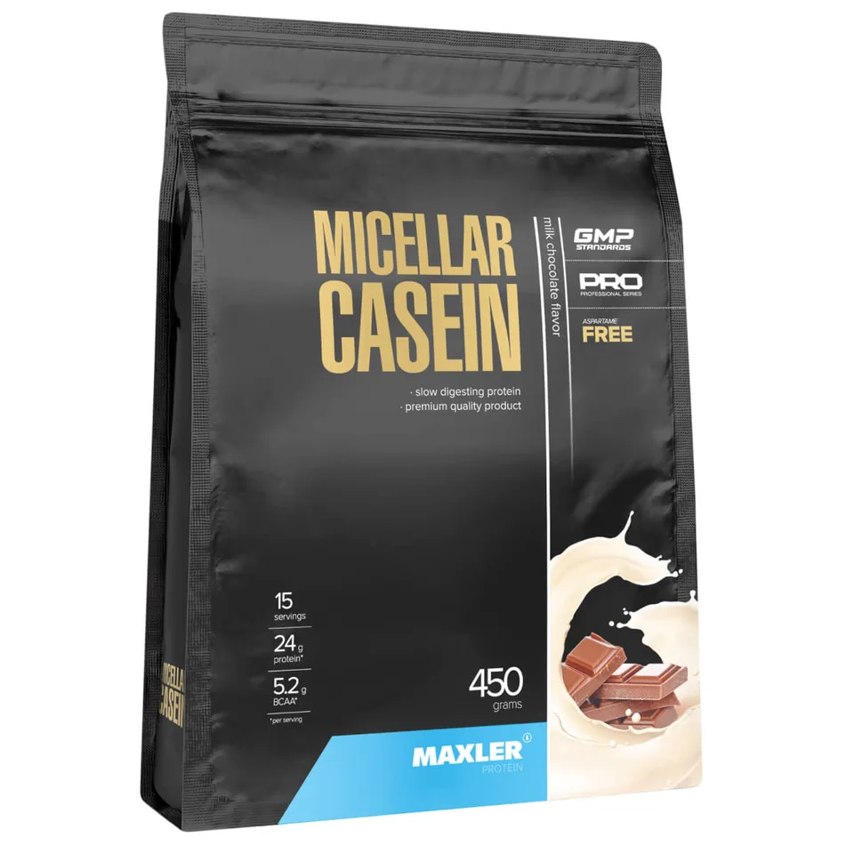 Мицеллярный казеин (Micellar casein), вкус Молочный шоколад, 450 г, Maxler