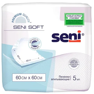 Сени Софт Пеленка 60×60 см 5 шт