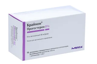 Крайнон 90 мг / доза 15 шт гель вагинальный