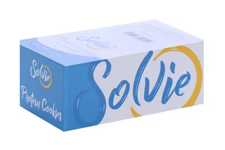Батончик Solvie Protein Barre Пломбир с начинкой глазир без сахара 50 гр 24 шт