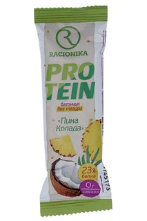 Батончик Рационика Protein Пина Колада неглаз / высокобелковый 45 гр