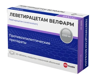 Леветирацетам-Алиум 1000 мг 30 шт таблетки покрытые пленочной оболочкой