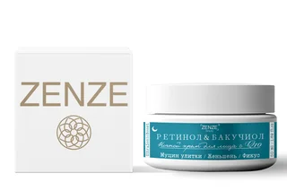 Крем для лица Zenze увлажняющий липосомальный трансдермальный Retinol ночной 50 мл