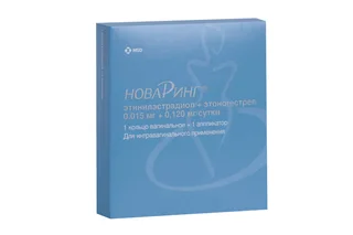 НоваРинг 0,015 мг+ 0,120 мг / сут кольца вагинальные+ аппликатор