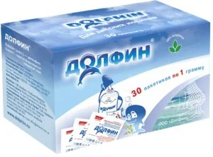 Долфин ср-во для промывания носа для детей 1г 30 шт