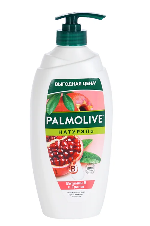 Гель-крем для душа Palmolive Натурэль Витамин В и Гранат 750 мл