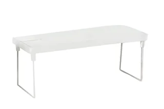 Полка универсальная складная 39×14×15,5 см цвет белый